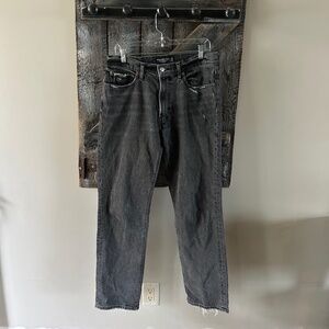 Men's Abercrombie & Fitch Faded Black Denim Jeans